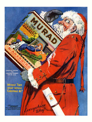 Illustration for article titled 12 Santa-Endorsed Smoking Ads
